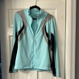 Fila Blue and Black Performance Running Jacket